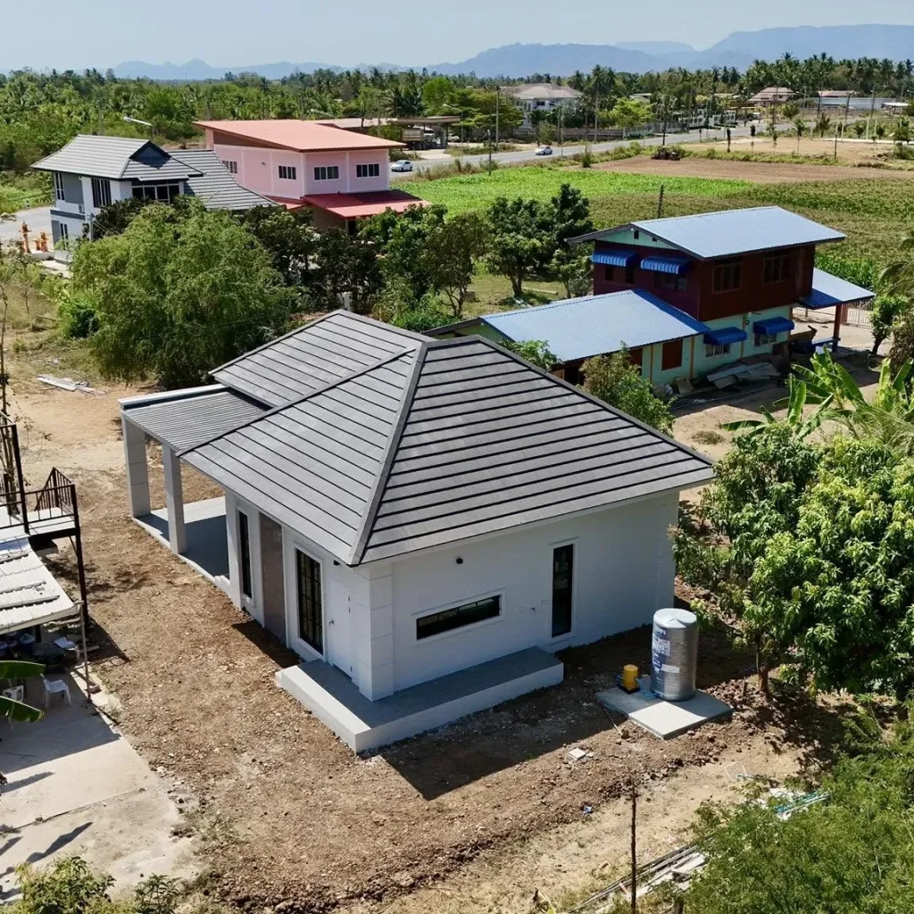 ผลงานสร้างบ้าน AP Modern Home บ้านเดี่ยวชั้นเดียว ต.ดงมูเหล็ก จ.เพชรบูรณ์
