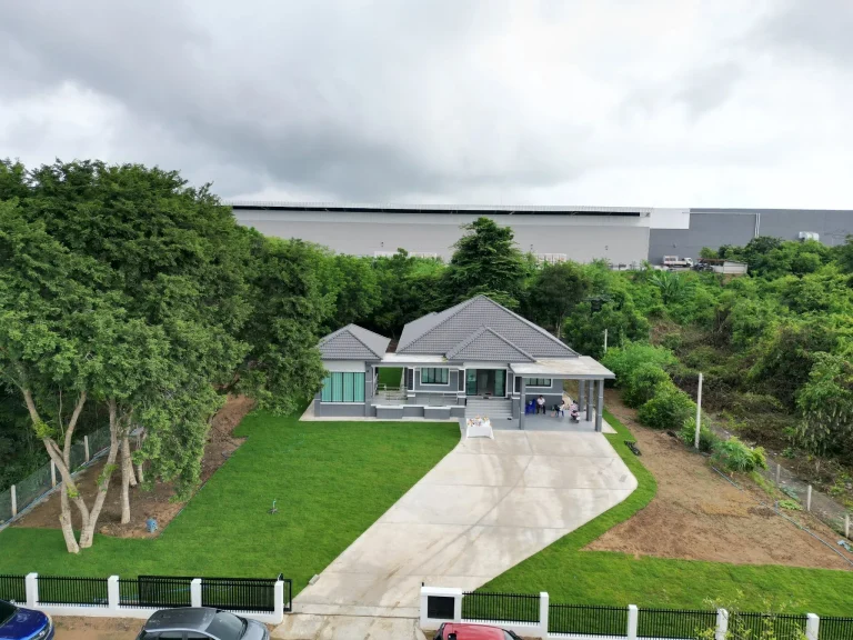 ผลงานสร้างบ้าน AP Modern Home บ้านเดี่ยว หมู่บ้านโฮมแลนด์ จ.เพชรบูรณ์