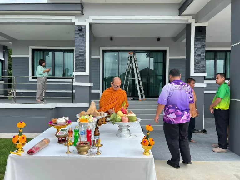ผลงานสร้างบ้าน AP Modern Home บ้านเดี่ยว หมู่บ้านโฮมแลนด์ จ.เพชรบูรณ์